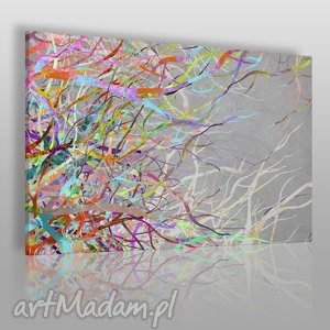 obraz na płótnie - abstrakcja gałęzie - VAKU DSGN obrazy