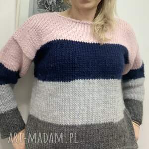 ręcznie zrobione swetry sweter trios handmade