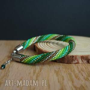 Bransoletka koralikowa, koraliki, kolorowa