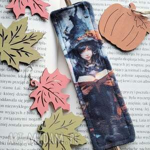 zakładka do książki czarownica, jesień