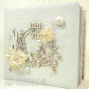 ręczne wykonanie scrapbooking albumy album nowożeńcy