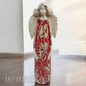 anioł ceramiczny, ręcznie wykonany ceramika artystyczna