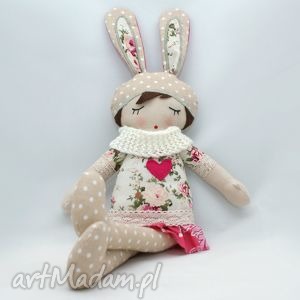 handmade maskotki lala przytulanka ania śpioszka, 46 cm