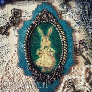 dekoracyjny medalion w stylu prowansalskim, decoupage, shabby chic, vintage