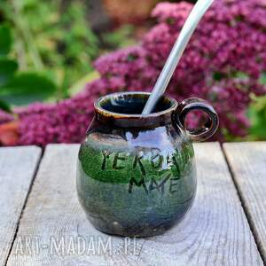 ceramiczne naczynie do yerba mate/ białowieża - yerbamate / matero