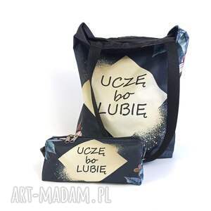 handmade na ramię zestaw dla nauczyciela - uczę bo lubię