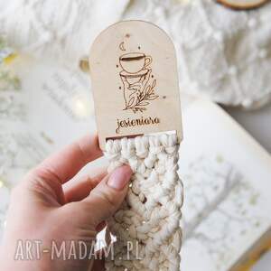 zakładka do książki jesieniara #1, makrama jesieniary