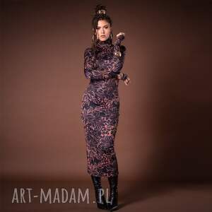 SUKIENKA Z GOLFEM, efektowna, z oryginalna, dopasowana