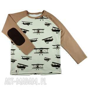 handmade bluza samoloty 110-122