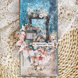 kartka a special day na prezent urodziny życzeniami