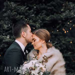 szal ślubny z eko - lisa - GOfashion main ślub