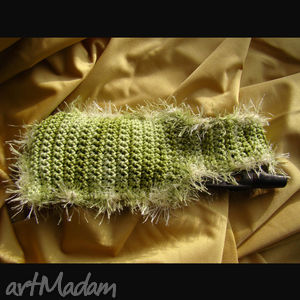 sweterek - ubranko etui na telefon, zielone, prezent, bawełna unikat