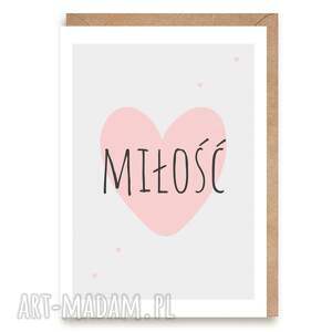 cardie kartka walentynkowa minimalistyczna - delikatny karnet miłosny z napisem