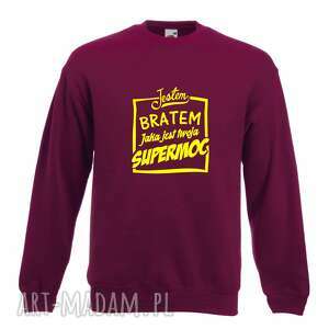 bluza z nadrukiem dla brata, prezent najlepszy brat, bluzy, urodziny brother