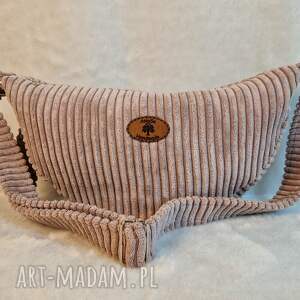 torba luna-crossbody pudrowy róż lekka damska, prezent dla niej