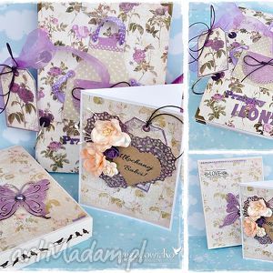 oryginalny prezent, scrapbooking albumy ukochanej babci - komplet, książka