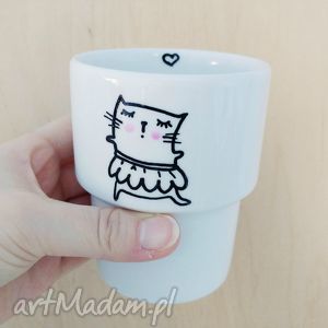 kubek bez ucha baletnica - Zapętlona Nitka kubki