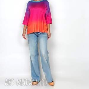 sweter ombre,elegancki kardigan damski, prezent dla niej