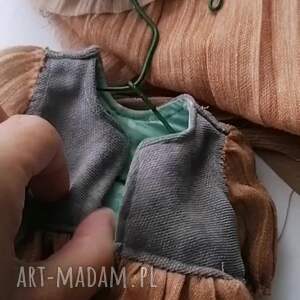 prezentacja wideo nastka - lalka kolekcjonerska - figurka tekstylna ręcznie szyta
