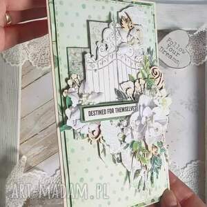 Prezent Kartka ślubna, elegancka