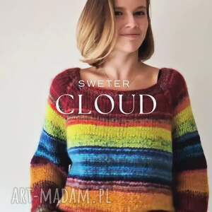 Prezent Sweter Cloud, na drutach, modny