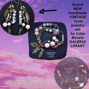 prezentacja wideo vintage style naszyjnik w duchu pięknej starej biżuterii oraz w modnym