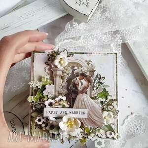 Prezent Pamiątka, kartka box ślubna