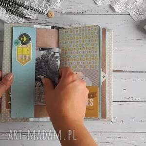 travelbook notes podróżnika, pamiętnik z podróży, scrapbook podróżny, album