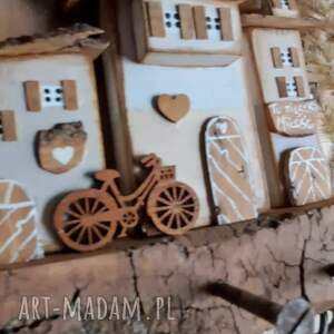 rustykalny wieszak na klucze no 4, pomysł prezent, drewniane domki ozdoba