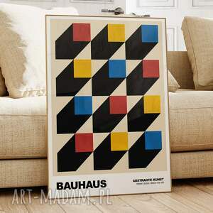 plakat bauhaus v2 - format 61x91 cm geometria, plakaty nomadmum