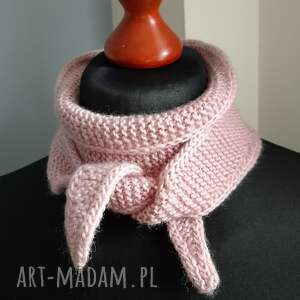 na drutach - mini, zwężany szalik