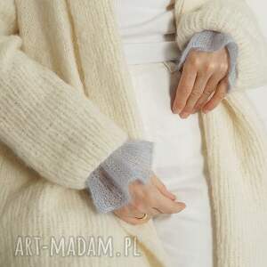 Błękitne damskie do swetra, mankiety, do marynarki