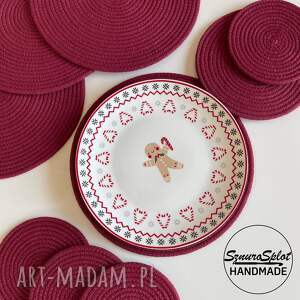 pomysł na prezent pod choinkę 9 szt, podkładki stołowe