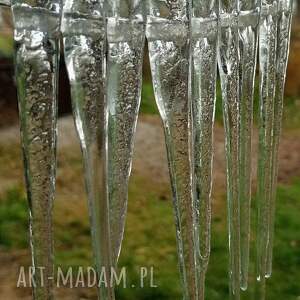 sople szklane - Dekoracje świąteczne