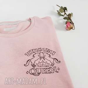 t-shirt unicorn queen - Zapętlona Nitka koszulki