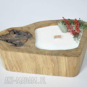 świeca sojowa zapachowa drewnie dębu /mięta limonka/