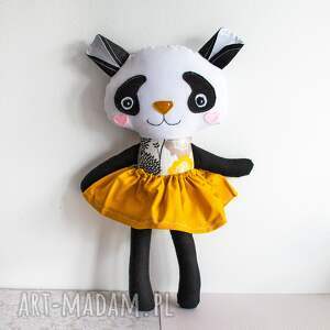 ręcznie robione maskotki miś panda lusia 42 cm
