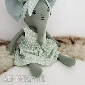 maskotki słoń słonik przytulanka personalizacją, pokój dziecka