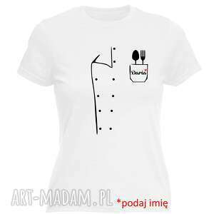 hand-made koszulki koszulka z nadrukiem dla kucharki, prezent najlepsza kucharka
