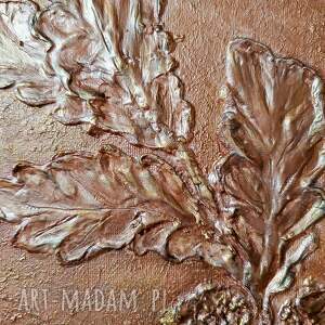 teksturowy tryptyk terra - luksusowe obrazy strukturalne 3d nowoczesne