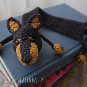 handmade zakładki zakładka do książki doberman