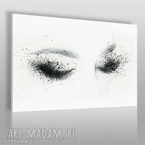 obraz na płótnie - kobieta oczy - 120x80 cm - VAKU DSGN dom obrazy