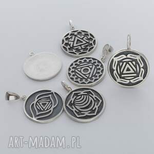 zawieszka, srebro, czakra, wisiorek