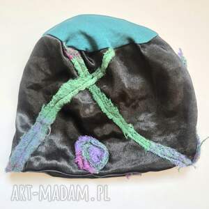 Czapka czarna zwariowana na podszewce rozmiar M ostatnia Box A1, et