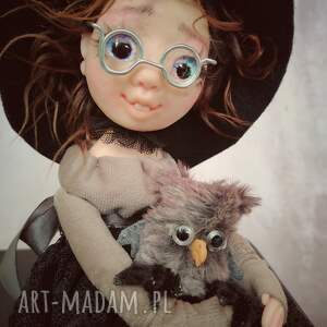 dekoracje wiedźma sofija - artystyczna lalka kolekcjonerska, nauczycielka