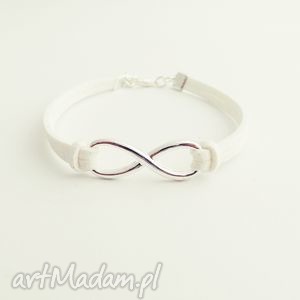 handmade white infinity