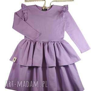 handmade sukienka fiolet 86-104