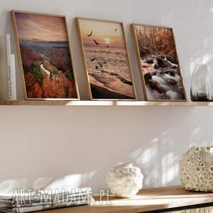 zestaw plakatów 3 cz 50x70 cm polska natura set231, polski pejzaż