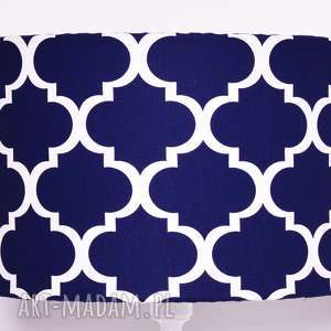 abażur fresh navy blue 40x40x25cm od majunto