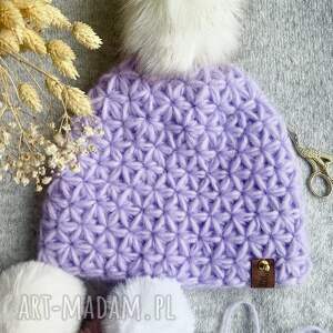 szydełkowa, alpaka, czapka na szydełku